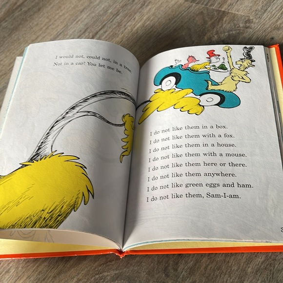 Dr. Seuss Green Eggs and Ham Hardcover Book - Picture 8 of 14